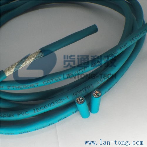 兆龙Cat5e SF/UTP 4x2x24AWG 1 PVC蓝色网络线 高性能布线解决方案